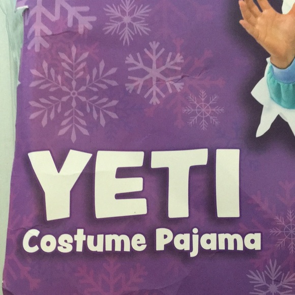 Nip Spooktacular Creations Yeti Onesie Costume Pajamas (XL) - Picture 3 of 11
